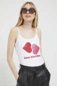 Топ Love Moschino жіночий колір білий (3153683)