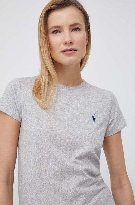 Бавовняна футболка Polo Ralph Lauren колір сірий (2948896) Бавовняна футболка Polo Ralph Lauren колір сірий (2948896)