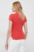 Бавовняне поло Polo Ralph Lauren колір червоний Бавовняне поло Polo Ralph Lauren колір червоний