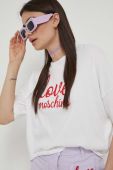 Бавовняна футболка Love Moschino колір білий (3285961)