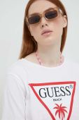 Бавовняна футболка Guess Колір білий колір білий Бавовняна футболка Guess Колір білий колір білий