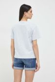 Бавовняна футболка Guess колір блакитний (3075498) Бавовняна футболка Guess колір блакитний (3075498)
