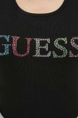Бавовняний топ Guess колір чорний (3023666) Бавовняний топ Guess колір чорний (3023666)