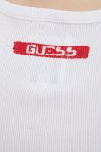 Топ Guess x Banksy жіночий колір білий Топ Guess x Banksy жіночий колір білий