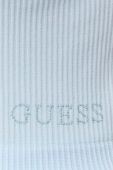 Топ Guess жіночий оголена спина колір блакитний Топ Guess жіночий оголена спина колір блакитний