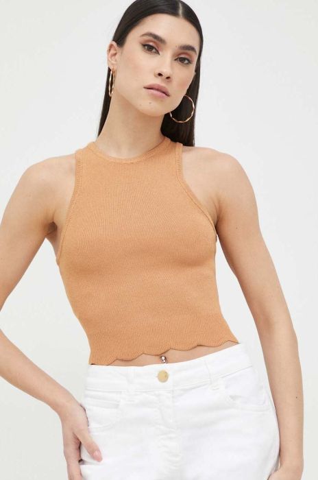 Топ Guess жіночий колір коричневий (3075510) Топ Guess жіночий колір коричневий (3075510)