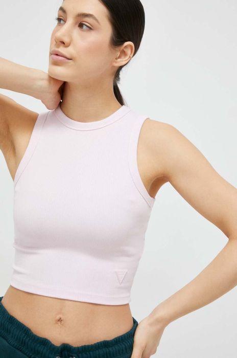 Топ Guess жіночий колір рожевий (3020586) Топ Guess жіночий колір рожевий (3020586)