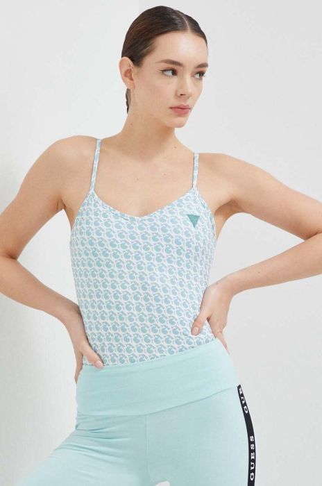 Топ Guess жіночий колір зелений (3020645)