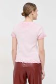 Бавовняна футболка Guess колір рожевий (3104619)