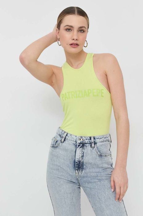 Топ Patrizia Pepe жіночий колір зелений (2874361) Топ Patrizia Pepe жіночий колір зелений (2874361)