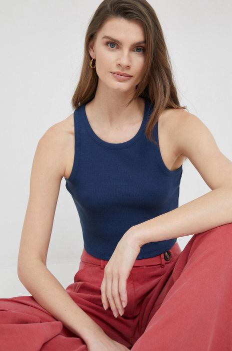 Топ Pepe Jeans Piera жіночий колір синій Топ Pepe Jeans Piera жіночий колір синій