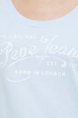 Бавовняна футболка Pepe Jeans Mery колір блакитний Бавовняна футболка Pepe Jeans Mery колір блакитний