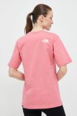 Бавовняна футболка The North Face колір рожевий (3072252) Бавовняна футболка The North Face колір рожевий (3072252)