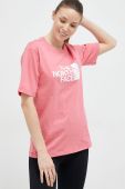 Бавовняна футболка The North Face колір рожевий (3072252) Бавовняна футболка The North Face колір рожевий (3072252)