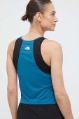 Спортивний топ The North Face Lightbright жіночий колір бірюзовий Спортивний топ The North Face Lightbright жіночий колір бірюзовий