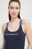 Топ лаунж Emporio Armani Underwear колір синій Топ лаунж Emporio Armani Underwear колір синій