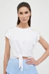 Бавовняна футболка Liu Jo колір білий (3177310)