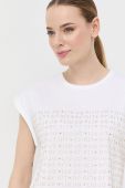 Бавовняна футболка Liu Jo колір білий (3107093) Бавовняна футболка Liu Jo колір білий (3107093)