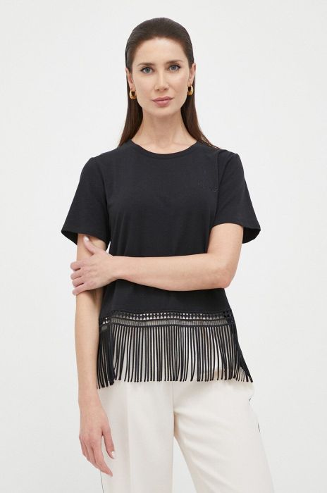 Футболка Liu Jo жіночий колір чорний (3177343) Футболка Liu Jo жіночий колір чорний (3177343)