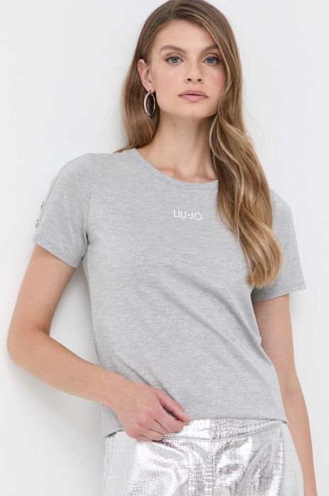 Футболка Liu Jo жіночий колір бежевий (3395636) Футболка Liu Jo жіночий колір бежевий (3395636)