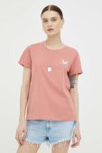Бавовняна футболка Mustang колір рожевий (3258352) Бавовняна футболка Mustang колір рожевий (3258352)