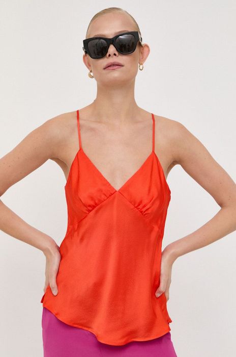 Топ Twinset жіночий колір помаранчевий Топ Twinset жіночий колір помаранчевий