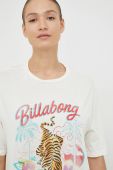 Бавовняна футболка Billabong колір бежевий (2967066)