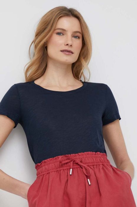 Футболка Sisley жіночий колір синій