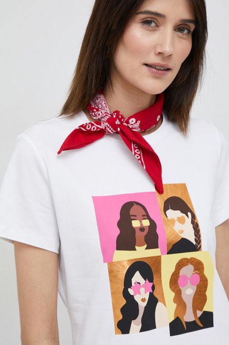 Футболка Pennyblack Gregorio жіноча колір білий (2963714)