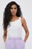 Льняний топ Pennyblack Rullante колір білий