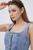 Джинсовий топ Sisley колір блакитний (3261487) Джинсовий топ Sisley колір блакитний (3261487)