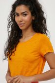 Футболка Sisley жіночий колір помаранчевий Футболка Sisley жіночий колір помаранчевий