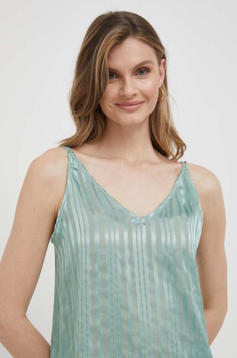 Топ Sisley жіночий колір бірюзовий Топ Sisley жіночий колір бірюзовий