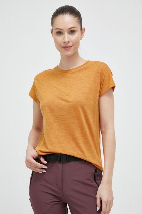 Спортивна футболка Houdini Activist колір коричневий Спортивна футболка Houdini Activist колір коричневий