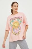 Бавовняна футболка Billabong X SMILEY колір помаранчевий