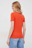 Бавовняна футболка United Colors of Benetton колір помаранчевий (3079161)