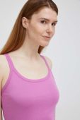 Бавовняний топ United Colors of Benetton колір фіолетовий (3009705) Бавовняний топ United Colors of Benetton колір фіолетовий (3009705)