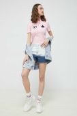 Бавовняна футболка Chiara Ferragni колір рожевий (3029346)