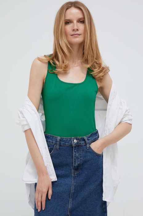 Топ United Colors of Benetton жіночий колір зелений (3311187) Топ United Colors of Benetton жіночий колір зелений (3311187)