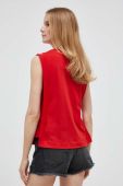Бавовняний топ United Colors of Benetton колір червоний (3311237)