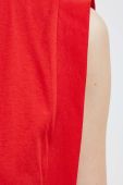 Бавовняний топ United Colors of Benetton колір червоний (3311237)