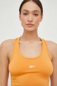 Топ для тренувань Reebok Workout Ready колір помаранчевий Топ для тренувань Reebok Workout Ready колір помаранчевий