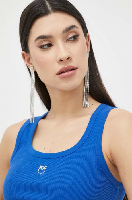 Топ Pinko жіночий колір синій Топ Pinko жіночий колір синій