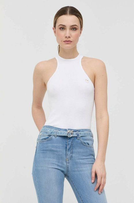 Бавовняний топ Pinko колір білий (3001406) Бавовняний топ Pinko колір білий (3001406)