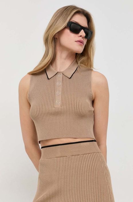 Топ BOSS жіночий колір бежевий (3047003) Топ BOSS жіночий колір бежевий (3047003)