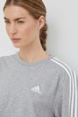 Бавовняна футболка adidas колір сірий (2934013) Бавовняна футболка adidas колір сірий (2934013)
