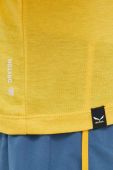 Спортивна футболка Salewa Pure Eagle Frame колір жовтий Спортивна футболка Salewa Pure Eagle Frame колір жовтий