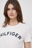 Бавовняна футболка Tommy Hilfiger колір бежевий (3096075) Бавовняна футболка Tommy Hilfiger колір бежевий (3096075)