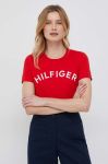 Бавовняна футболка Tommy Hilfiger колір червоний
