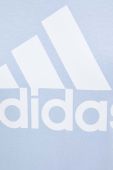 Бавовняна футболка adidas колір блакитний (3155434)